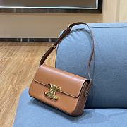 Ceiline Triomphe Shoulder Bag In Natural Calfskin Size 20×10×4cm - 4