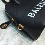 Colestore Balenciaga Women's Ville Small Top Handle Bag In Black/White - 2