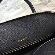 Colestore Balenciaga Women's Ville Small Top Handle Bag In Black/White - 3