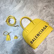 Colestore Balenciaga Women's Ville Small Top Handle Bag In Yellow Size 26x12x22cm - 1