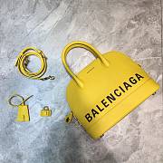 Colestore Balenciaga Women's Ville Small Top Handle Bag In Yellow Size 26x12x22cm - 3