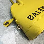 Colestore Balenciaga Women's Ville Small Top Handle Bag In Yellow Size 26x12x22cm - 2