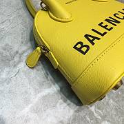 Colestore Balenciaga Women's Ville Small Top Handle Bag In Yellow Size 26x12x22cm - 5