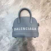 Colestore Balenciaga Women's Ville Xxs Top Handle Bag In Grey Size 18x8x16cm - 5