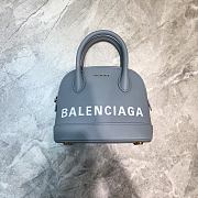 Colestore Balenciaga Women's Ville Xxs Top Handle Bag In Grey Size 18x8x16cm - 6