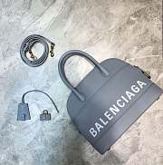 Colestore Balenciaga Women's Ville Small Top Handle Bag In Grey Size 26x12x22cm - 6