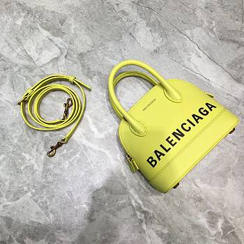 Colestore Balenciaga Women's Ville Xxs Top Handle Bag In Grenn Light Size 18x8x16cm
