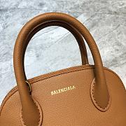 Colestore Balenciaga Women's Ville Xxs Top Handle Bag In Brown Size 18cm - 2
