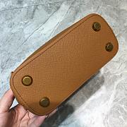 Colestore Balenciaga Women's Ville Xxs Top Handle Bag In Brown Size 18cm - 5