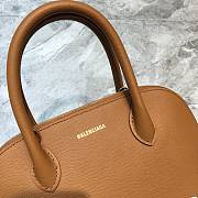 Colestore Balenciaga Women's Ville Small Top Handle Bag In Brown Size 26x12x22cm - 5