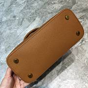 Colestore Balenciaga Women's Ville Small Top Handle Bag In Brown Size 26x12x22cm - 3