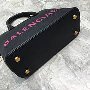 Colestore Balenciaga Women's Ville Small Top Handle Bag In Black/Pink Size 26x12x22cm - 2