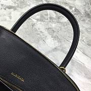 Colestore Balenciaga Women's Ville Small Top Handle Bag In Black/Pink Size 26x12x22cm - 4