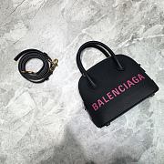 Colestore Balenciaga Women's Ville Xxs Top Handle Bag In Black/Pink Size: 18x8x16cm - 6
