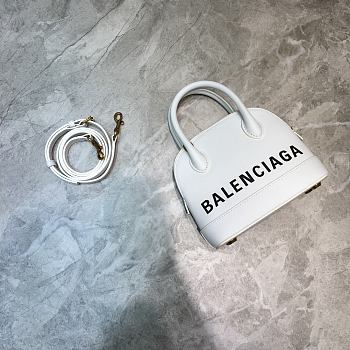 Colestore Balenciaga Women's Ville Xxs Top Handle Bag In White Size: 18x8x16cm