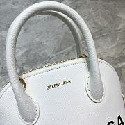 Colestore Balenciaga Women's Ville Xxs Top Handle Bag In White Size: 18x8x16cm - 5