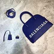 Colestore Balenciaga Women's Ville Small Top Handle Bag In Blue Size 26x12x22cm - 1