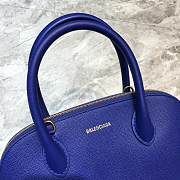 Colestore Balenciaga Women's Ville Small Top Handle Bag In Blue Size 26x12x22cm - 2