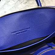 Colestore Balenciaga Women's Ville Small Top Handle Bag In Blue Size 26x12x22cm - 3