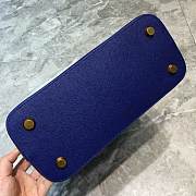 Colestore Balenciaga Women's Ville Small Top Handle Bag In Blue Size 26x12x22cm - 4