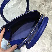 Colestore Balenciaga Women's Ville Small Top Handle Bag In Blue Size 26x12x22cm - 6