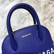 Colestore Balenciaga Women's Ville Xxs Top Handle Bag In Blue Size 18x8x16cm - 5
