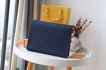 Louis Vuitton Toiletry Pouch 26 Monogram In Marine Rough M41508 Size 26X20X5cm