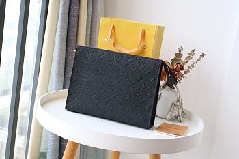 Louis Vuitton Toiletry Pouch 26 Monogram In Black M41508 Size 26cm