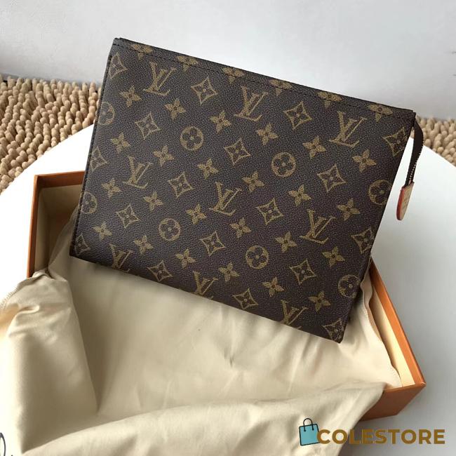 Louis Vuitton Toiletry Pouch 26 Monogram N47542 Size 26X20X5cm - 1