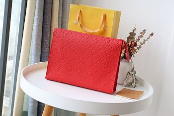 Louis Vuitton Toiletry Pouch 26 Monogram In Cherry M41508 Size 26X20X5cm