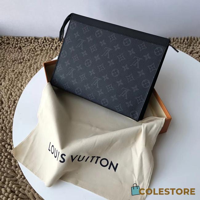 Louis Vuitton Pochette Voyage MM Monogram Eclipse 27cm - 1