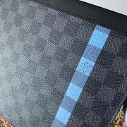Louis Vuitton Pochette Voyage MM Monogram Blue M61692 Size 27×21×3cm - 6