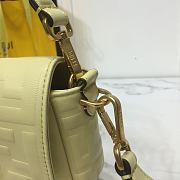 Fendi BaguetteYellow Light Leather Bag 8BS600 Size: 26x15x6cm - 6