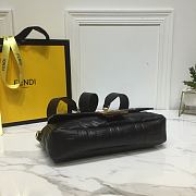 Fendi Baguette Black Leather Bag Size 26x15x6cm - 2