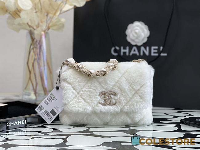 Chanel Shearling Lambskin Double Sides Flap Bag - 1