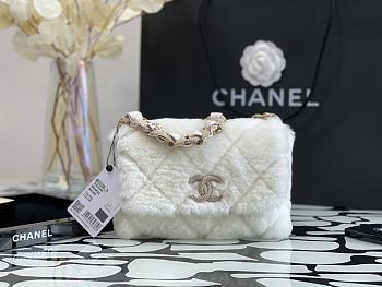 Chanel Shearling Lambskin Double Sides Flap Bag