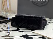 Black Chanel Shearling Lambskin Double Sides Flap Bag - 2