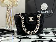Chanel Shearlng Lambskin Bucket Bag AS2241 Size 14cm - 1