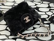 Chanel Shearlng Lambskin Bucket Bag AS2241 Size 14cm - 4