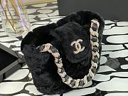 Chanel Shearlng Lambskin Bucket Bag AS2241 Size 14cm - 3