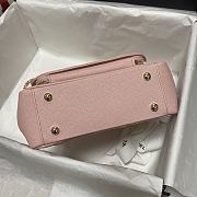 Chanel Mini Flap Bag Gold-TonePink Metal 19x7x14cm - 2