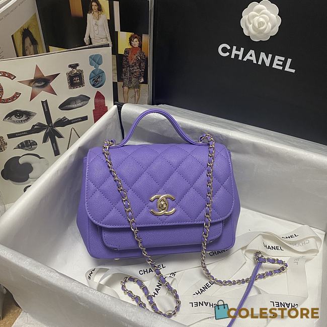 Chanel Mini Flap Bag Gold-Tone Metal 19x7x14cm  - 1