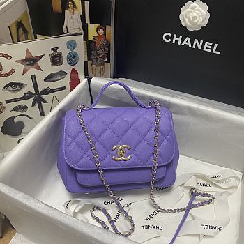 Chanel Mini Flap Bag Gold-Tone Metal 19x7x14cm 