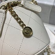 Chanel Lambskin Small Vanity Bag with Chain In White AP2193 - 6