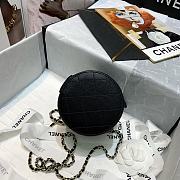 Chanel Lambskin Small Vanity Bag with Chain In Black AP2193 Size 9x10x10cm - 2