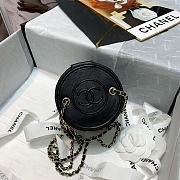 Chanel Lambskin Small Vanity Bag with Chain In Black AP2193 Size 9x10x10cm - 3