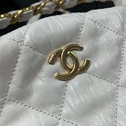 Chanel Gabrielle Small Hobo Metallic Crumpled Lambskin Bag A91810 - 6
