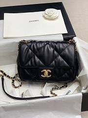 Chanel 19 Maxi Bag in Lambskin AS1162 Size 19x14.5x8.5cm - 1