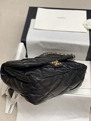 Chanel 19 Maxi Bag in Lambskin AS1162 Size 29.5x20x12.5cm - 5