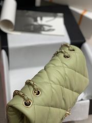 Chanel 19 Maxi Bag in Lambskin AS1162 In Green Size 19x14.5x8.5cm - 4